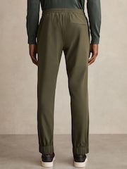 Reiss Green Climb Drawstring Technical Cuffed Trousers - Image 4 of 5