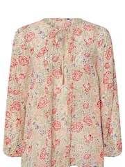 Evans Blue Printed Boho Top - Image 5 of 5