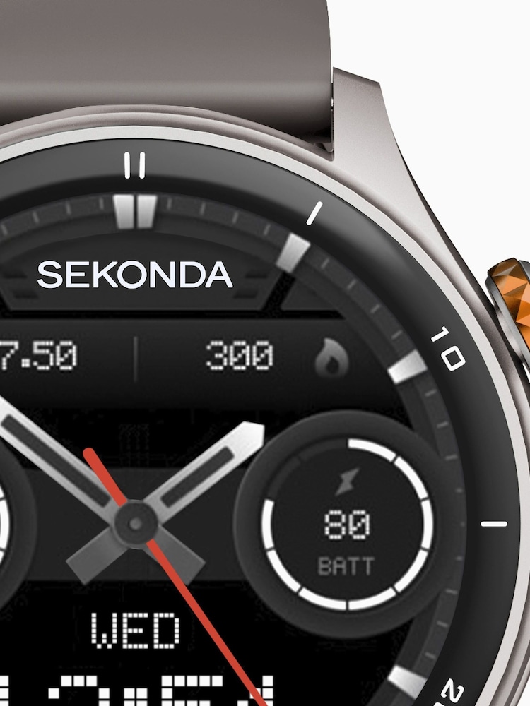 Sekonda 47mm Active Pro GPS Smart Watch with Silicone Strap - Image 2 of 6