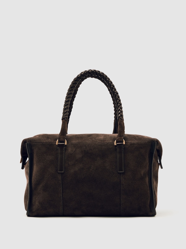 Reiss Chocolate Edie Bag - Image 1 of 5