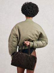 Reiss Chocolate Edie Bag - Image 2 of 5