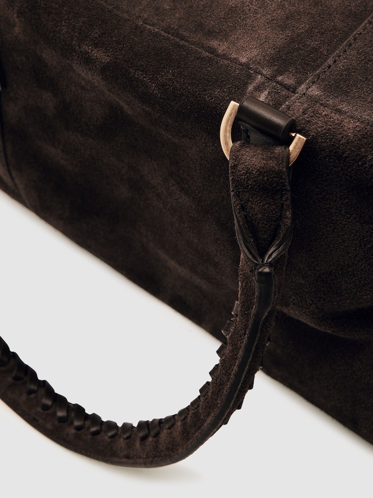 Reiss Chocolate Edie Bag - Image 5 of 5