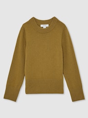 Reiss Khaki Green Anya Jumper - Image 2 of 4