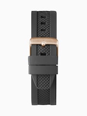 Sekonda Sports Mens 43mm Black Titan Watch with Black Silicone Strap & White Dial - Image 4 of 6