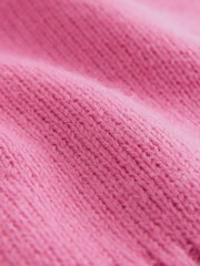 Bright Pink Pie Graphic Crew Neck Jumper With Wool - Image 8 of 10