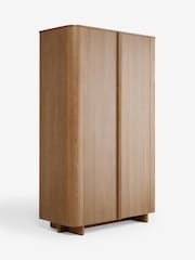 Mid Natural N. Premium Aviano Oak Veneer Wardrobe - Image 10 of 12