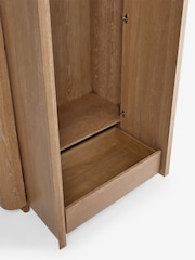 Mid Natural N. Premium Aviano Oak Veneer Wardrobe - Image 11 of 12