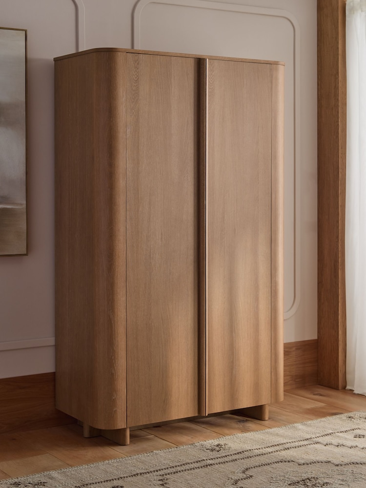 Mid Natural N. Premium Aviano Oak Veneer Wardrobe - Image 2 of 12 Mid Natural N. Premium Aviano Oak Veneer Wardrobe - Image 2 of 12
