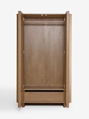 Mid Natural N. Premium Aviano Oak Veneer Wardrobe - Image 9 of 12