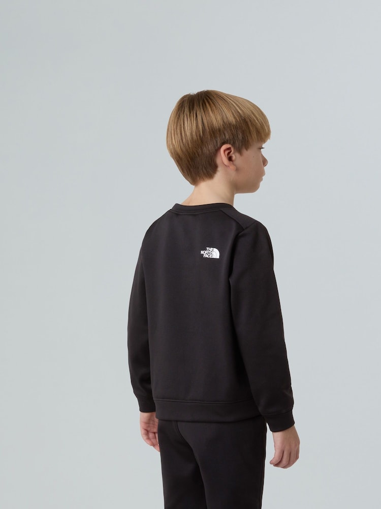 Black Performance Boys Sweat and Joggers Set Black - Image 2 of 5 Black Performance Boys Sweat and Joggers Set Black - Image 2 of 5
