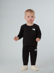 Black Performance Baby Sweat and Joggers Set Black - Image 1 of 7