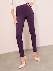 Friends Like These Berry Red Sculpting Stretch Slim Trousers - Image 1 of 4