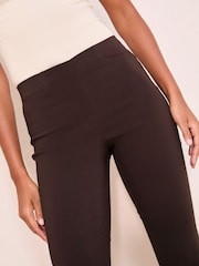 Friends Like These Brown Sculpting Stretch Flared Trousers - Image 3 of 5