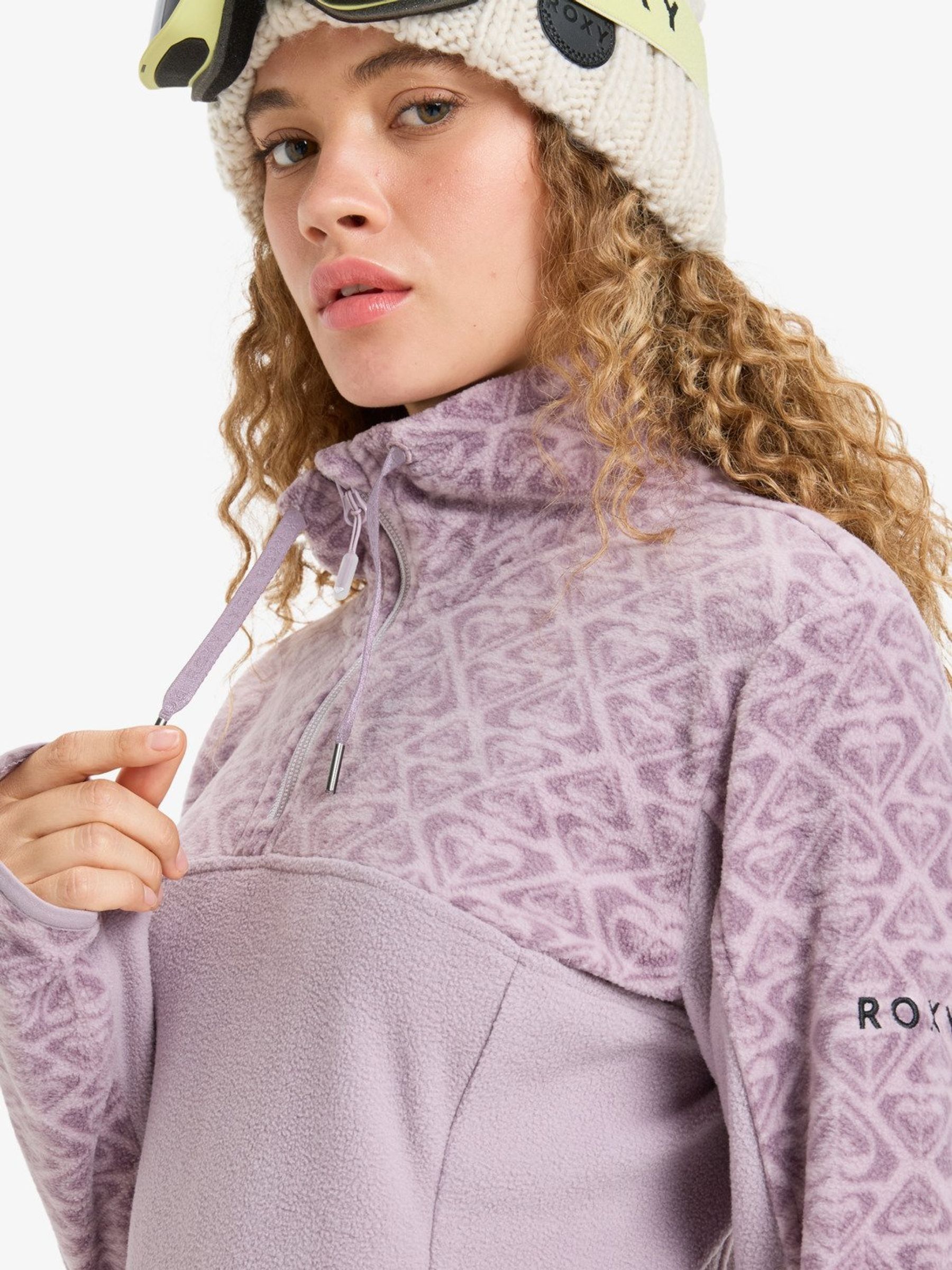Buy Roxy Purple Sayna Half Zip Ski Layer Fleece from Next USA