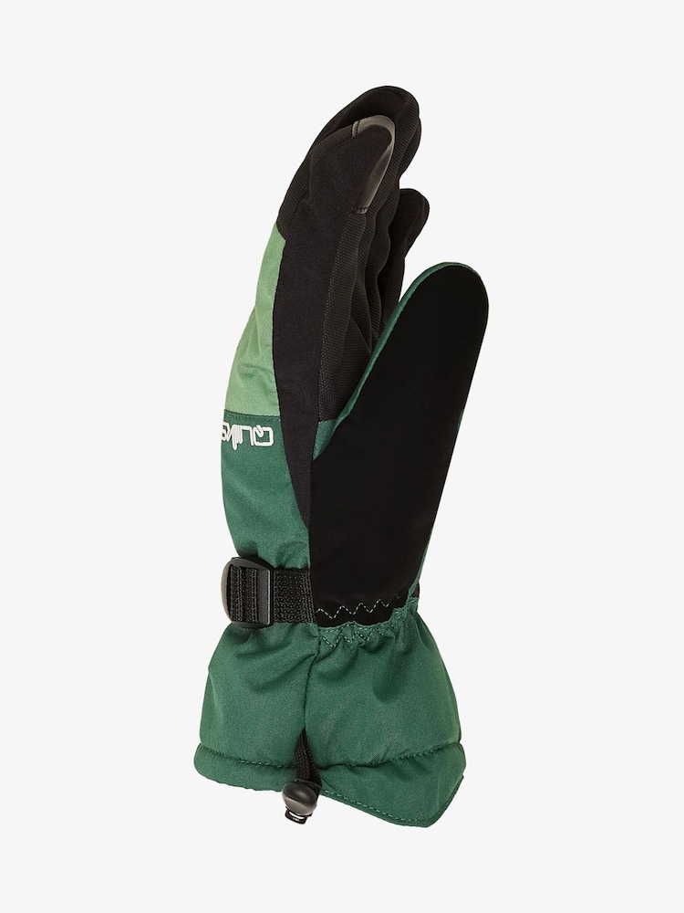 Quiksilver Green Mission Logo Ski Gloves - Image 4 of 4 Quiksilver Green Mission Logo Ski Gloves - Image 4 of 4