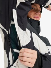 Roxy Black Monochrome Alofted Puffy Ski Jacket - Image 6 of 6
