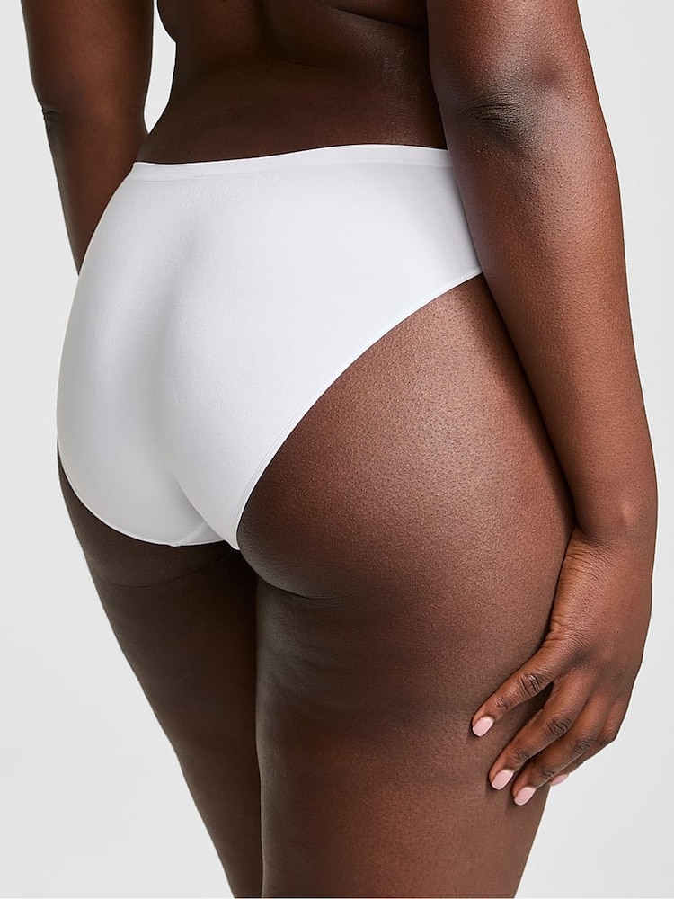 Victoria's Secret PINK White Seamless Bikini Knickers - Image 2 of 3