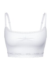 Victoria's Secret PINK White Lace Trim Bralette - Image 3 of 3