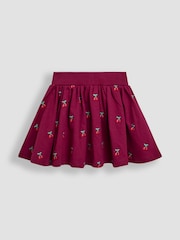 JoJo Maman Bébé Purple Sweatshirt and Skirt Set - Image 5 of 6