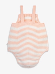 The Little Tailor Baby Chevron Design Knitted  100% Cotton Romper - Image 3 of 5