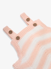 The Little Tailor Baby Chevron Design Knitted  100% Cotton Romper - Image 5 of 5