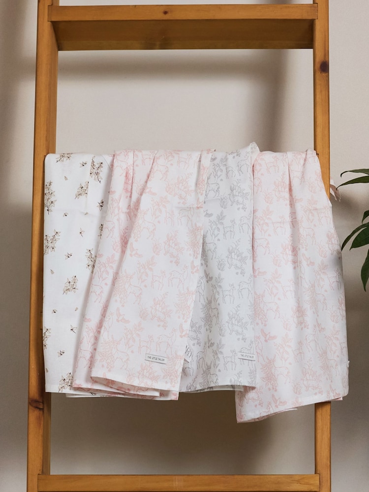 The Little Tailor 4-Pack Cotton Baby Muslins - Image 1 of 1