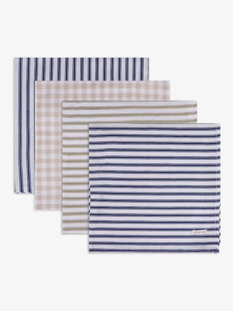 The Little Tailor 4-Pack Cotton Baby Muslins - Image 2 of 9 The Little Tailor 4-Pack Cotton Baby Muslins - Image 2 of 9