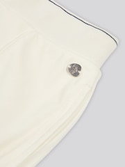 U.S. Polo Assn. Cream Womens Pintuck Tipped Wide Joggers - Image 3 of 3