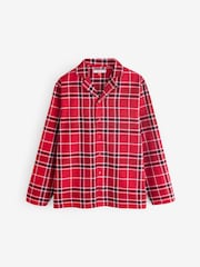 Bump It Up Maternity Red Mens Flannel Pyjamas - Image 2 of 3