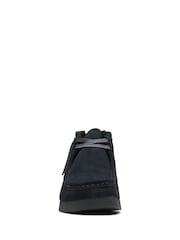 Clarks Black Suede Wallabee Boots - Image 6 of 7