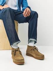 Clarks Maple Suede Wallabee Boots - Image 1 of 3