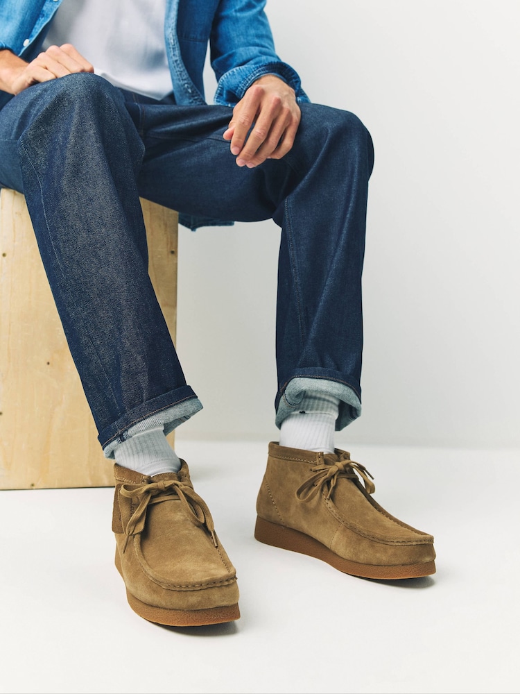 Clarks Maple Suede Wallabee Boots - Image 1 of 3