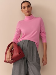 Grey N. Premium Herringbone Culottes With Wool - Image 2 of 6