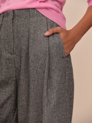 Grey N. Premium Herringbone Culottes With Wool - Image 5 of 6