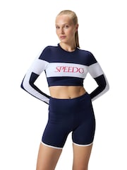 Speedo Navy Solid Swim Shorts - Image 1 of 6
