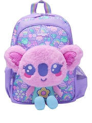 Smiggle Purple Junior Curious Character Backpack - Image 1 of 6