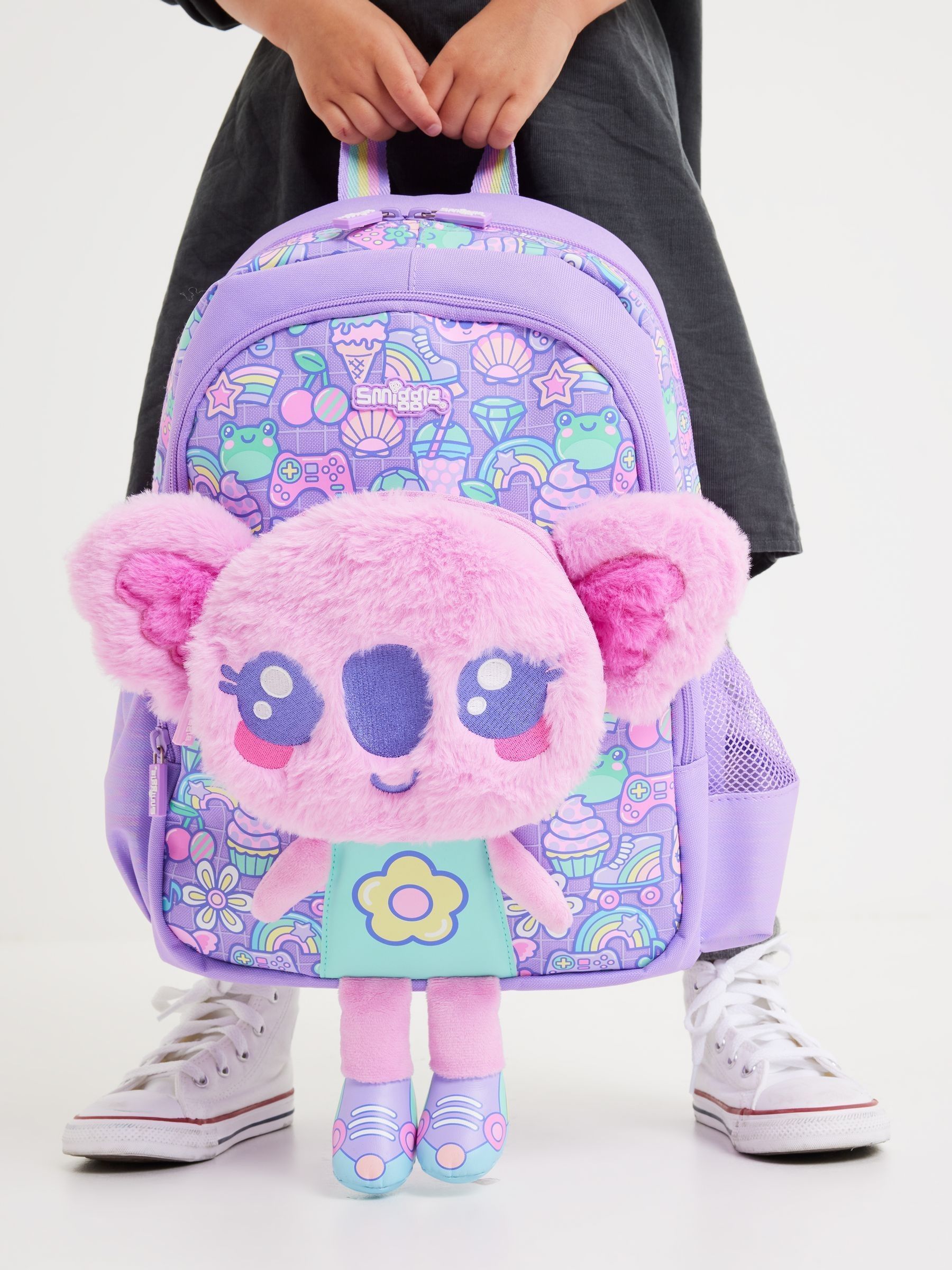 Buy Smiggle Purple Junior Curious Character Backpack from Next USA