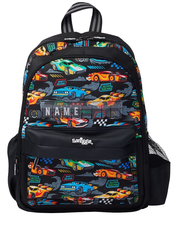 Smiggle Black Junior Curious ID Backpack - Image 1 of 4