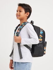 Smiggle Black Junior Curious ID Backpack - Image 3 of 4