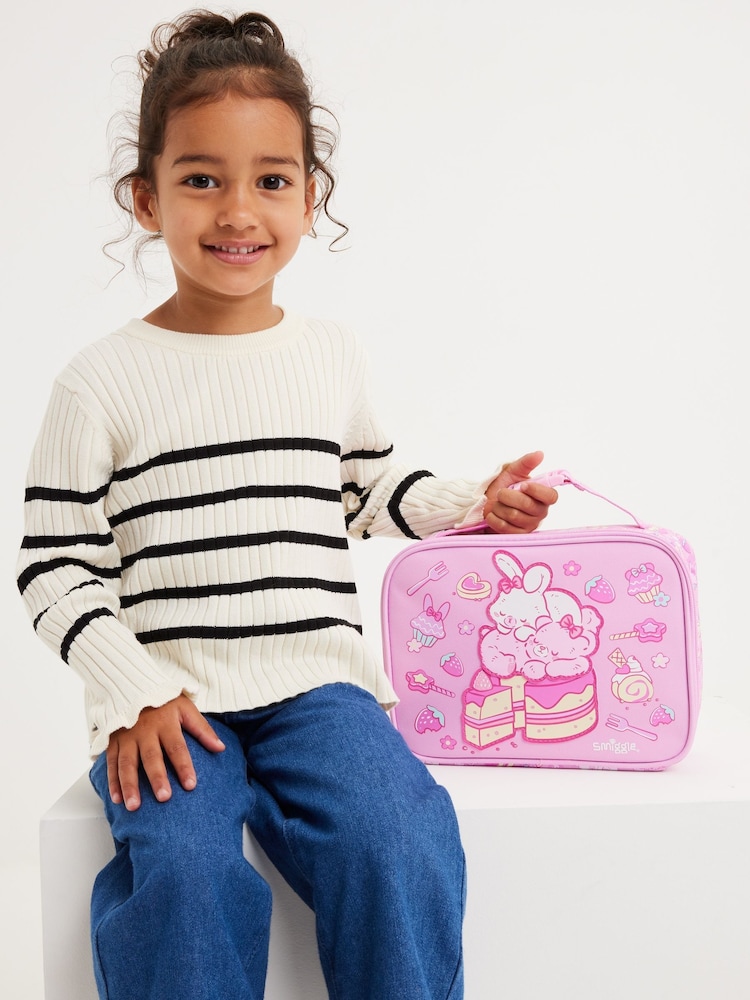 Smiggle Pink Out & About Teeny Tiny Square Lunchbox - Image 3 of 3