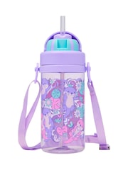 Smiggle Purple Out & About Teeny Tiny Drink Bottle With Strap 400Ml - Image 1 of 2