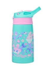 Smiggle Green Curious Junior Stainless Steel Flip Drink Bottle 400Ml - Image 2 of 2