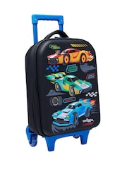 Smiggle Black Junior Curious Trolley Backpack - Image 3 of 5