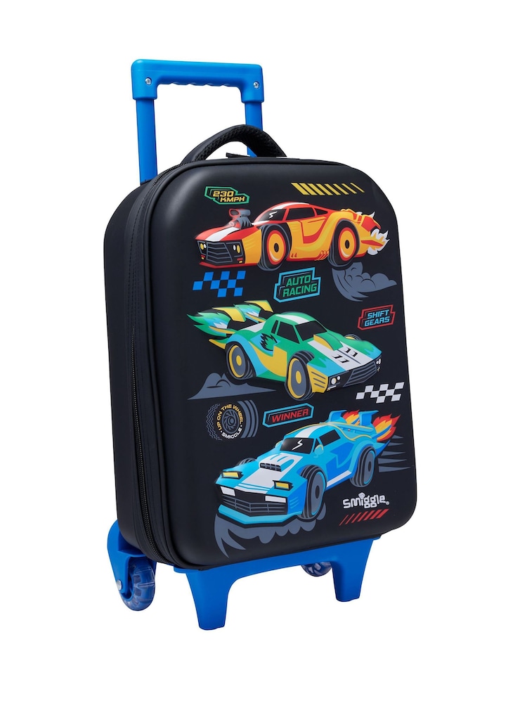 Smiggle Black Junior Curious Trolley Backpack - Image 3 of 5
