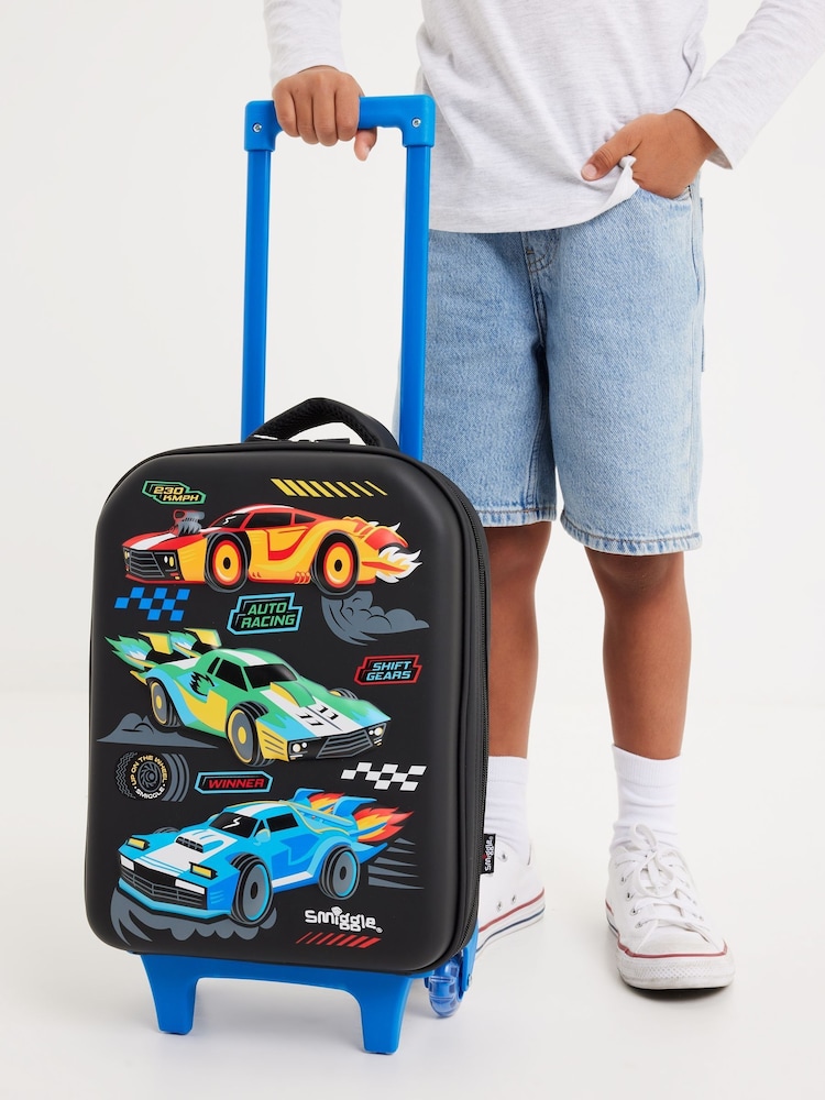 Smiggle Black Junior Curious Trolley Backpack - Image 5 of 5 Smiggle Black Junior Curious Trolley Backpack - Image 5 of 5