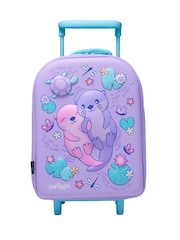 Smiggle Purple Out & About Teeny Tiny Hardtop Trolley Bag - Image 1 of 6