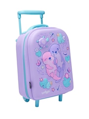 Smiggle Purple Out & About Teeny Tiny Hardtop Trolley Bag - Image 2 of 6