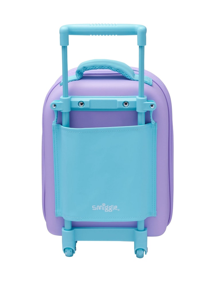 Smiggle Purple Out & About Teeny Tiny Hardtop Trolley Bag - Image 3 of 6