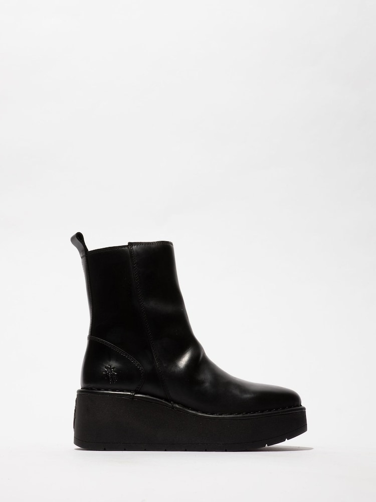 Fly London Rug Black Boots - Image 1 of 4 Fly London Rug Black Boots - Image 1 of 4