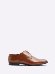 River Island Brown Wide Fit Formal Derby Shoes - Image 2 of 6